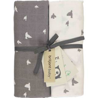 👉 Organic Birds tornado baby's Briljant Baby Hydrofiele Swaddle 2 Stuks 8715874082510