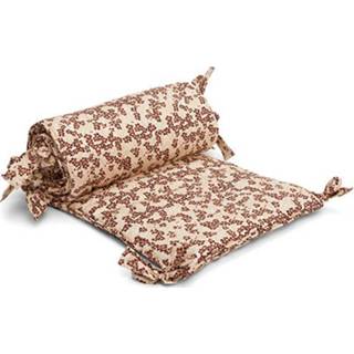 Kinderbedje rood active kinderen Konges sløjd kinderbed beschermrand winter leaves dark red 5712982700551