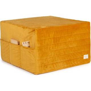 👉 Matras geel active Nobodinoz opvouwbaar velvet - farniente yellow 8435574921178