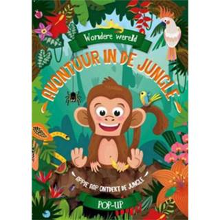 👉 Lantaarn active publishers pop-upboek wondere wereld - avontuur in de jungle 9789463546294