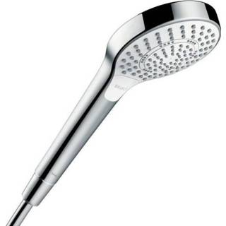 👉 Handdouche wit chroom male Hansgrohe MySelect S multi-jet 100mm 3 stralen chroom/wit 4059625180679