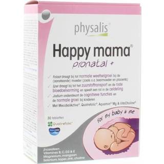 👉 Tabletten Physalis Pronatal + happy mama 30 5412360013449