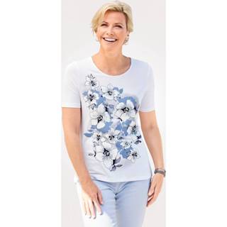 👉 Shirt vrouwen mooie strassteentjes wit MONA Wit::Ijsblauw::Marine 4055707960573
