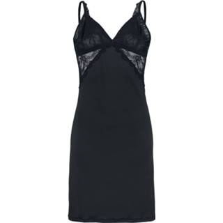 👉 Nachthemd zwart vrouwen m Black Premium by EMP - Schwarzes mit Spitze Nachtshirt 4060587821029