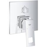 👉 Badmengkraan chroom GROHE Eurocube eengreeps douche/badmengkraan met 3-weg omstelling, 4005176480638