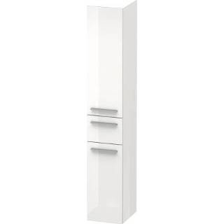 👉 Kolomkast wit glans X-Large Duravit 176x30x35,8 cm met 2 linksdraaiende deuren en 1 lade, 4021534666117