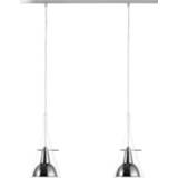 👉 Hanglamp chroom glas medium Fontana Arte Flute -