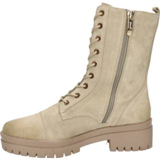 👉 Veterboots suede beige vrouwen Regarde le ciel Olga 8720251334045 872025133403