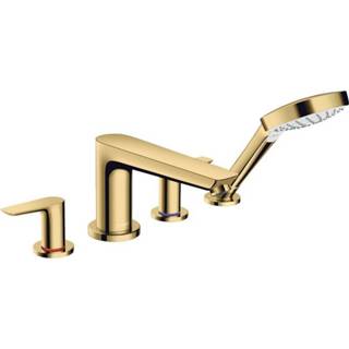 👉 Badrandkraan goud Hansgrohe Talis E afbouwdeel v. 4-gats inbouwdeel 13244180 polished gold