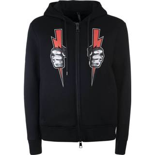 👉 M male zwart Hand OF Zeus ZIP UP