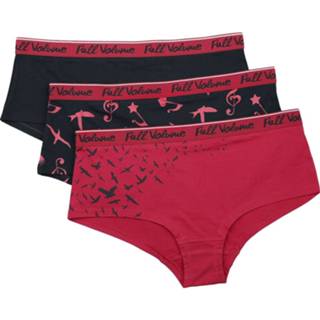 Zwart rood vrouwen m Full Volume by EMP - Pantyset 4064854296343