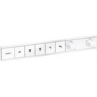 👉 Hansgrohe RainSelect afbouwdeel voor inbouw douchekraan thermostatisch voor 5 functies 66.9x90cm mat wit 15384700