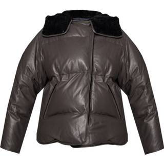 👉 Downjacket vrouwen grijs Hooded down jacket