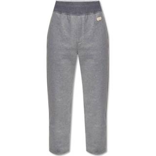 👉 Sweatpant vrouwen grijs Sweatpants with logo