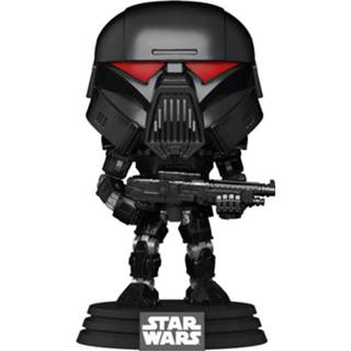 Vinyl mannen Star Wars The Mandalorian POP! TV Figure Dark Trooper 9 cm 889698582896