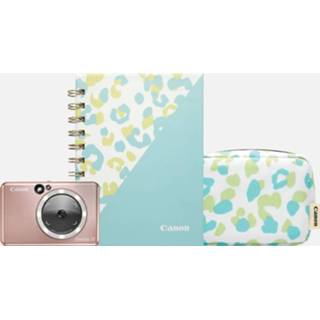 👉 Dagboek Instant Canon Zoemini S2-instantcamera-kleurenfotoprinter, Roségoud + hoes 8714574669502