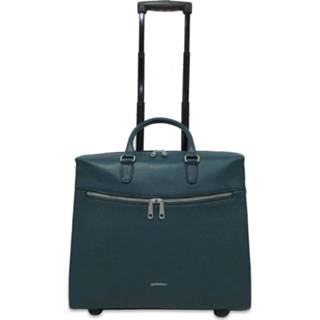 👉 Trolley teal leer vrouwen effen bruin active Gigi Fratelli Dames Leren Laptop 15.6 inch Romance Business ROM8015 8718678090224