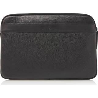 👉 Laptophoes zwart leer vrouwen sleeve effen active Castelijn & Beerens Leren Laptop 13 inch Onyx Lima 8712257076289