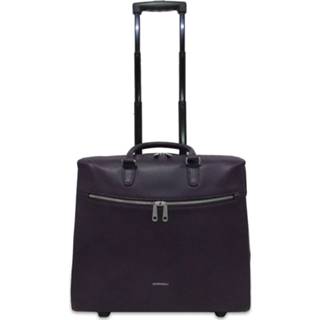 👉 Trolley violet Dark leer vrouwen effen bruin active Gigi Fratelli Dames Leren Laptop 15.6 inch Romance Business ROM8015 8718678090330