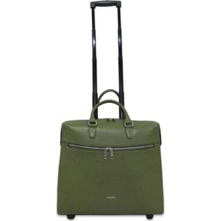 👉 Trolley leer vrouwen effen bruin active Gigi Fratelli Dames Leren Laptop 15.6 inch Romance Business ROM8015 Camouflage 8718678077447