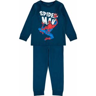 👉 Jongenspyjama jongens donkerblauw 80 blauw katoen Name It! Pyjama - Maat 5715215367088