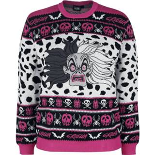 👉 Gebreide trui vrouwen m meerkleurig Disney Villains - Cruella de Vil 4044583864013
