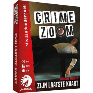 Engels bordspellen Crime Zoom Case 1 - Zijn Laatste Kaart 3558380086123