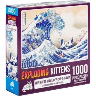 👉 Puzzel legpuzzels Great Wave of Cat-a-Gawa (1000 stukjes) 810083040011