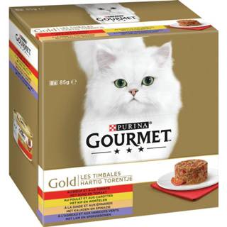 👉 Kattenvoer goud Gourmet Gold Hartig Torentje Multipack - Rund 85 gram 7613036416054