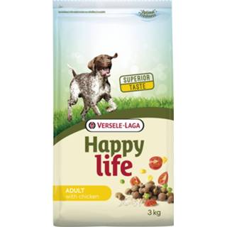 👉 Hondenvoer Happy Life Adult Kip - 3 kg 5410340311189