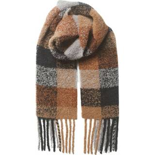 👉 Onesize vrouwen bruin Bufanda Furry Cuadros
