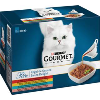 👉 Active 4x Gourmet Perle Sauce Delight Vlees - Vis 12 x 85 gr 7613287194923