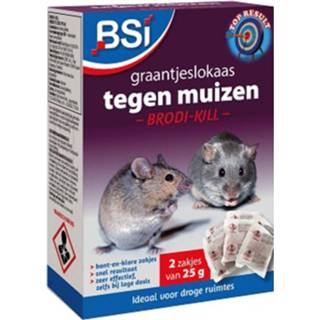 👉 Ongediertebestrijding Bsi Brodi-Kill Grain - Muizengraan 2x25 g 5420046644702