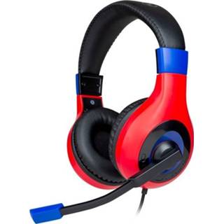 👉 Gaming headset rood blauw Bigben V1 Nintendo Switch (Rood/Blauw) 3665962006926