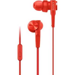 👉 In-ear oordopje rood Sony oordopjes MDR-XB55APR (Rood) 4548736130456