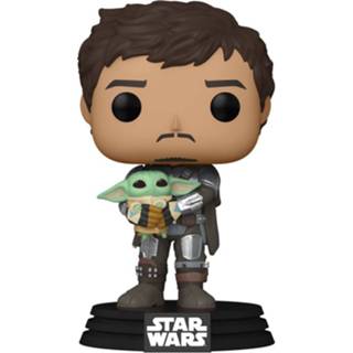 Vinyl mannen Star Wars The Mandalorian POP! TV Figure & Grogu 9 cm 889698545259