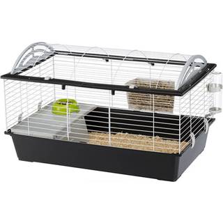 Konijnenkooi zwart Ferplast Casita 100 - Dierenverblijf 96x57x56 cm 8010690092553