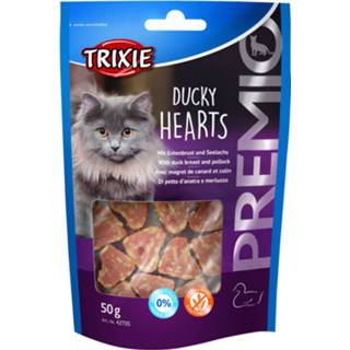 👉 Kattensnack Trixie Premio Hearts - Eend Koolvis 50 g 4011905427058