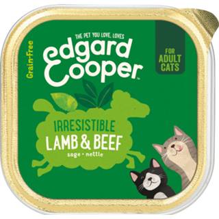 Kattenvoer Edgard&Cooper Kuipje Adult 85 g - Rund&Lam 5425039488127 5425039488097