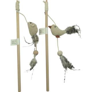 Adori Hengel Natural - Kattenspeelgoed - 36 cm Assorti
