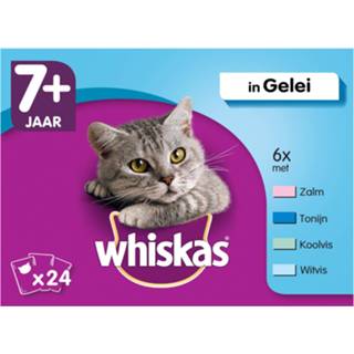 👉 Kattenvoer Whiskas 7+ Vis In Gelei - 24x100 g 3065890126923