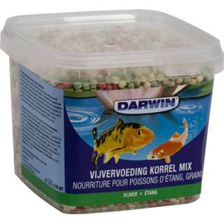 👉 Vijvervoer Darwin Vijvervoeding Korrel Mix - 2.5 l 8711621948320 8711621930851