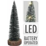 👉 Kerstboom groen Homestyle Met Led - Decoratie 35 cm 8719987471902