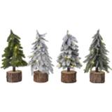 Kerstboom groen Everlands Mini Boom - Ø12x28 cm 10 led 8720093569766