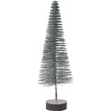 Kerstboom groen Everlands Mini Boom Glitter - Ø10x29 cm 8720093828252