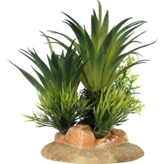 👉 Kunstplant small Aqua Della Decor Plant Sagopalm - Aquarium 13.5x10x16 cm 4047059448823