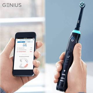 👉 Zwart unisex Oral-B Genius 8000 Electric Toothbrush - Black 4210201316312