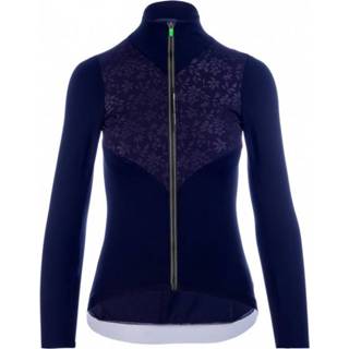 👉 Q36.5 - Women's Jersey Longsleeve - Fietsshirt maat L, blauw/zwart/purper