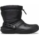 👉 Crocs - Classic Lined Neo Puff Boot - Winterschoenen maat M10 / W12, zwart