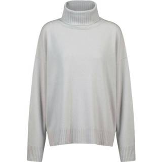 👉 L vrouwen grijs Rollkragenpullover